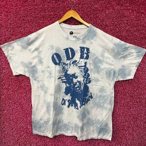 Wutang Clan Ol Dirty Bastard Blue Tie Dye Rap Tshirt size 2x